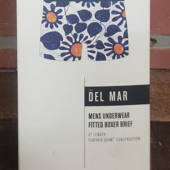 Stance Blue Sun Blue The Del Mar Fitted Boxer  M - Picture 3 of 4